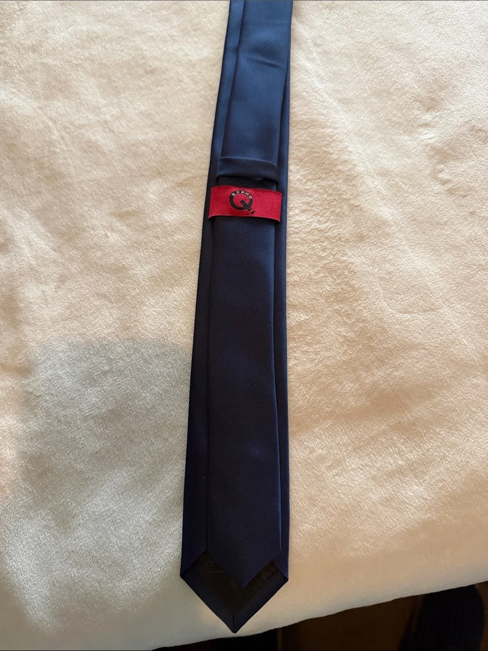 Three-Tie Set — Navy Solid, Pink & Gray Stripe, Olive Wave